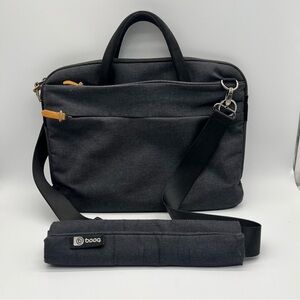 Booq SuperSlim Charcoal Carrier Macbook 12-13" Laptop Bag Slim Adjustable Strap
